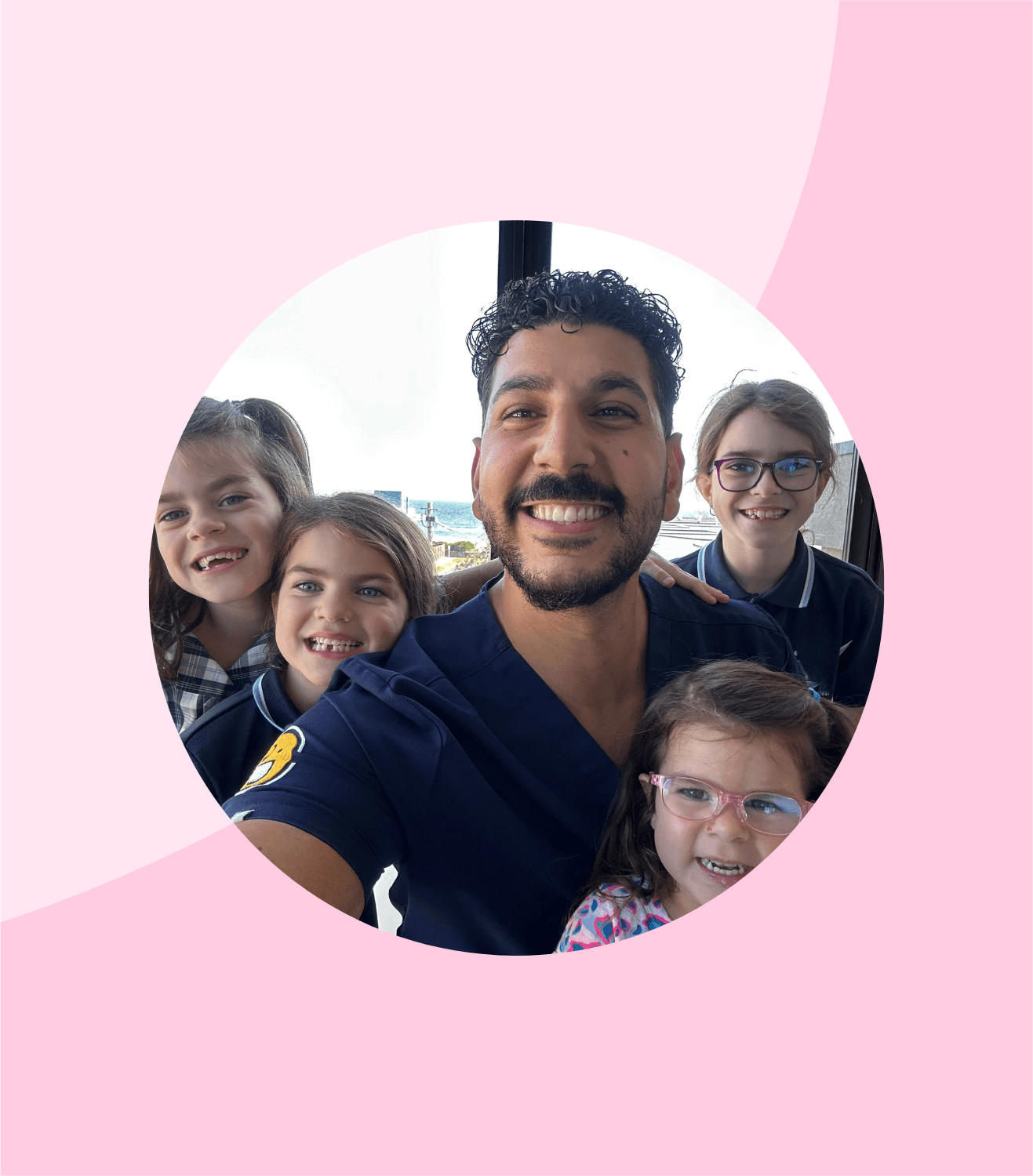 Joe Hanna with kids — the patients who shaped every Bumbl Co flavour